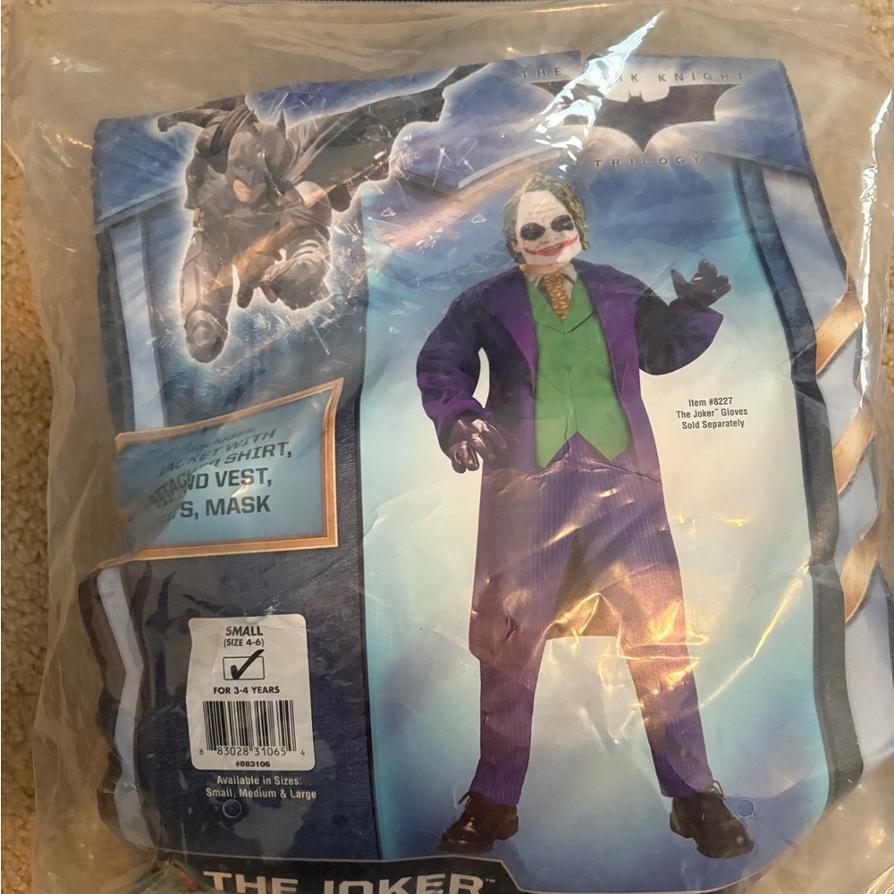 Joker Kids Costume - Purple and Green